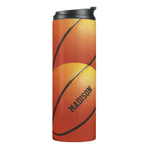 Basketball-individuelle Name Thermosbecher
