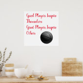Basketball Inspiration Inspirier Player Poster (Küche)