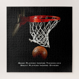 Basketball Inspiration Inspirierend Teilnehmer Puzzle