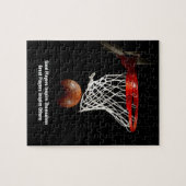 Basketball Inspiration Inspirierend Teilnehmer Puzzle (Horizontal)