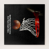 Basketball Inspiration Inspirierend Teilnehmer Puzzle (Horizontal)