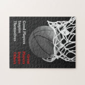 Basketball Inspiration Inspirierend Teilnehmer Puzzle (Horizontal)