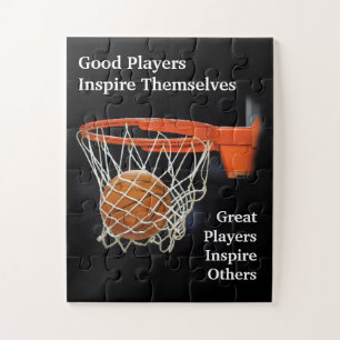 Basketball Inspiration Inspirierend Teilnehmer Puzzle