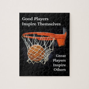 Basketball Inspiration Inspirierend Teilnehmer Puzzle