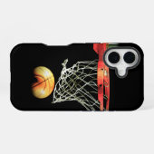 Basketball iPhone 16 Hülle (Rückseite (Horizontal))