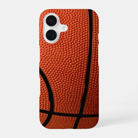 Basketball iPhone 16 Hülle (Rückseite)