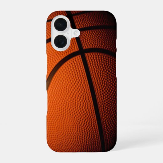 Basketball iPhone 16 Hülle (Rückseite)