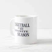 Basketball is my favorite season kaffeetasse (Vorderseite Links)