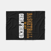 Basketball Is My Girlfriend Funny Players Fleecedecke (Vorderseite (Horizontal))
