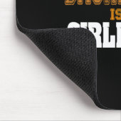 Basketball Is My Girlfriend Funny Players Mousepad (Ecke)