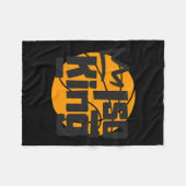 Basketball Isolation King One Man Show Fleecedecke (Vorderseite (Horizontal))