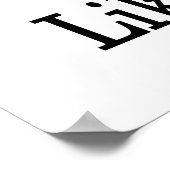 Basketball ist für Mädchen wie mich Poster (Ecke)