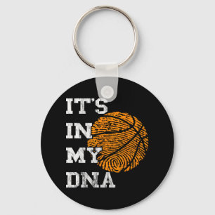 Basketball ist in meinem DNA Fingerabdruck, in dem Schlüsselanhänger
