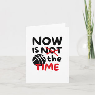 Basketball ist jetzt Zeit Karte