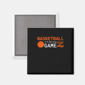 Basketball ist lang magnet (Vorderseite/Rückseite)