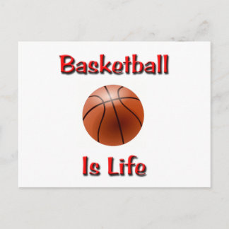 Basketball ist Leben Postkarte