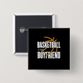 Basketball ist mein Freund Button (Vorne & Hinten)