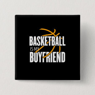 Basketball ist mein Freund Button