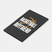 Basketball ist mein Freund Post-it Klebezettel (angewinkelt)