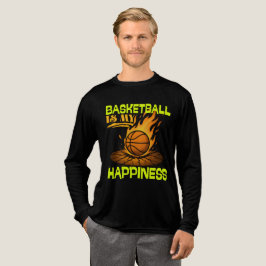 Basketball ist mein Glück Tri-Blend Shirt