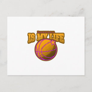 Basketball ist mein Leben Postkarte