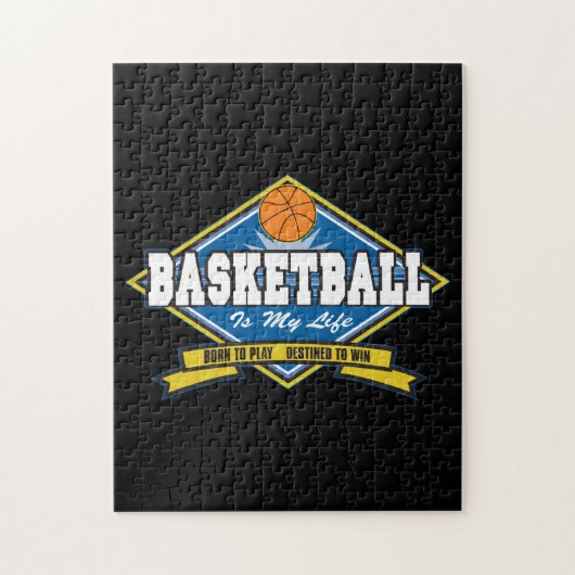 Basketball ist mein Leben Puzzle (Vertikal)