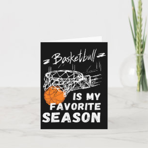 Basketball ist mein Lieblingsjahresgeschenk Karte