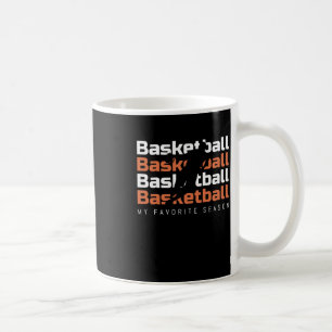 Basketball ist mein Lieblingssaison Basketball Kaffeetasse