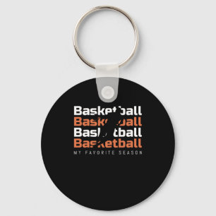 Basketball ist mein Lieblingssaison Basketball Schlüsselanhänger