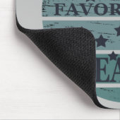 Basketball ist mein Lieblingssaison-Retrountergang Mousepad (Ecke)