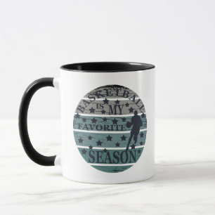 Basketball ist mein Lieblingssaison-Retrountergang Tasse