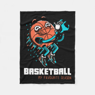 Basketball ist mein Lieblingssaison-Spaß Fleecedecke