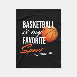 Basketball ist mein Lieblingssport Fleecedecke