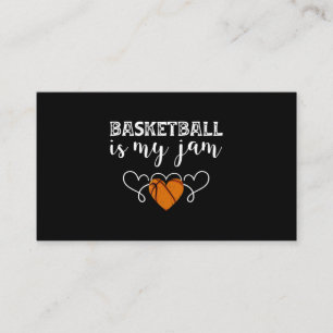 Basketball ist mein Marsch - Funny Basketball Gesc Visitenkarte