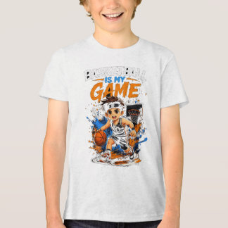 Basketball ist mein Spiel | Cooles Sportdesign für Tri-Blend Shirt