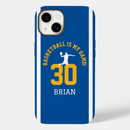 Basketball ist mein Spiel | Sportteam Jersey Case-Mate iPhone Hülle (Rückseite)