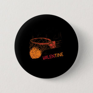 Basketball ist mein Valentinstag für Basketball-Li Button