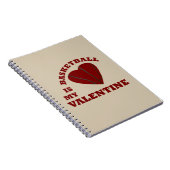 Basketball ist mein Valentinstag Notizblock (Rechte Seite)