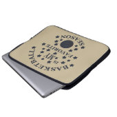 Basketball ist meine Lieblingsjahreszeit mit blaue Laptopschutzhülle (Vorne Knopf)