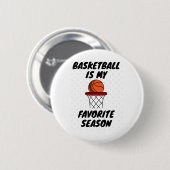 Basketball ist meine Lieblingssaison 8 Button (Vorne & Hinten)