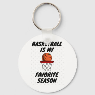 Basketball ist meine Lieblingssaison 8 Schlüsselanhänger