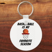 Basketball ist meine Lieblingssaison 8 Schlüsselanhänger (Vorderseite)