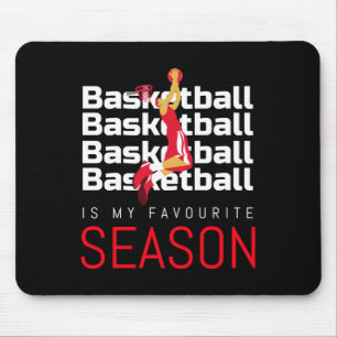 Basketball ist meine Lieblingssaison im Kofferraum Mousepad