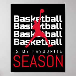 Basketball ist meine Lieblingssaison im Kofferraum Poster