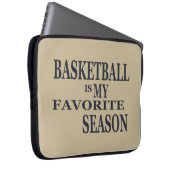 Basketball ist meine Lieblingssaison Laptopschutzhülle (Vorne Rechts)
