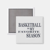 Basketball ist meine Lieblingssaison Magnet (Vorderseite/Rückseite)