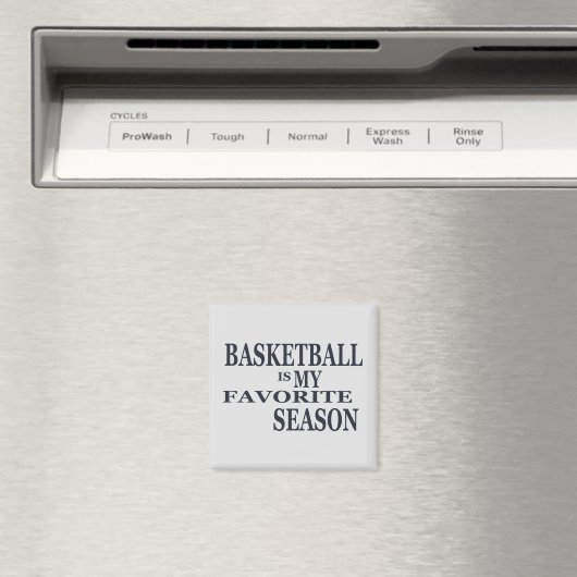 Basketball ist meine Lieblingssaison Magnet (In Situ (Geschirrspüler))