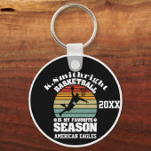 Basketball ist meine Lieblingssaison Schlüsselanhänger (Vorderseite)