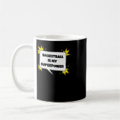 Basketball ist meine Supermacht Kaffeetasse (Links)