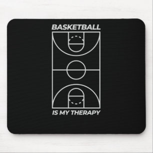 Basketball ist meine Therapie Mousepad